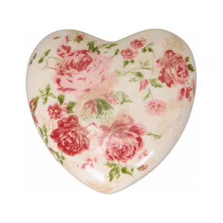 Large Decorative Rose Heart