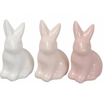 Pink Bunny Ornament, 3a