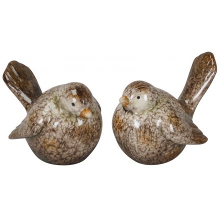 Ceramic Bird Ornament, 10cm