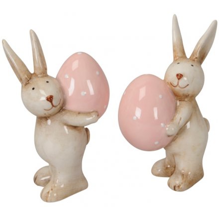 Dotty Egg Bunny Mix 10cm