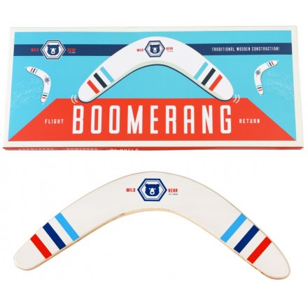 Sure to keep anyone entertained for hours! A wooden boomerang that does work! 