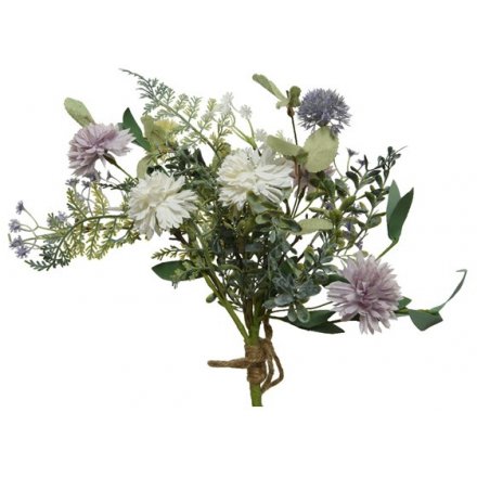 Handpicked Artificial Flower Bunch, Lilac
