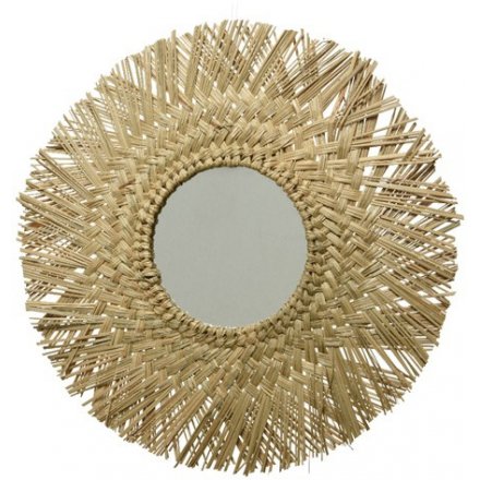 Large Woven Mirror