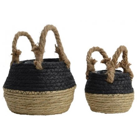 Set of 2 Woven Baskets
