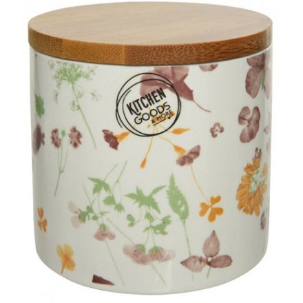 Floral Home Storage Pot