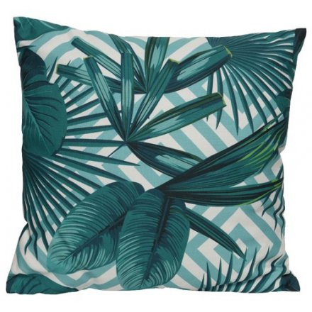 Geometric Leaf Cushion, 45cm