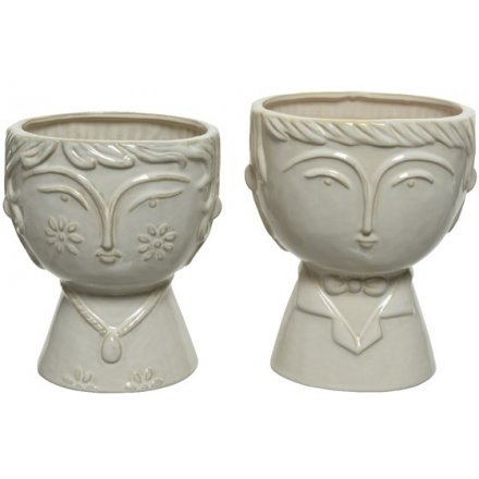 Porcelain Face Vase, 2a