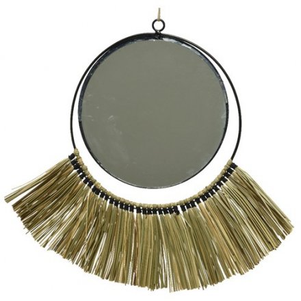 Grass Hanging Mirror