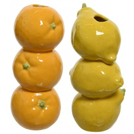 Lemons and Oranges Vase