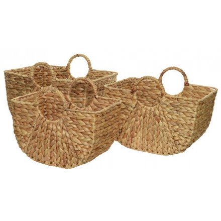 Handmade Woven Basket, Set 3 