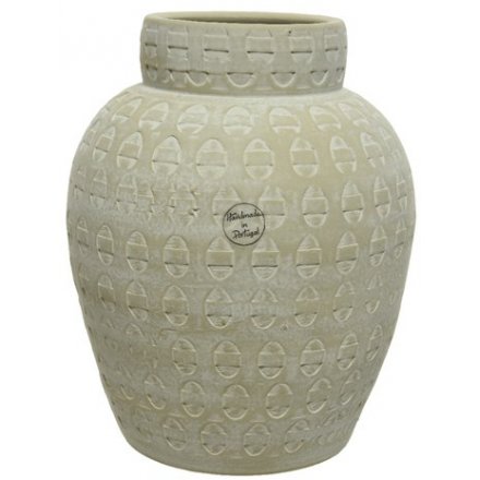 Handmade Patterned Vase, 30cm