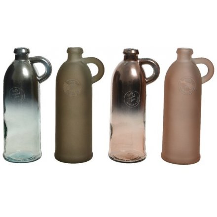 100% Recycled Glass Bottles, Mix