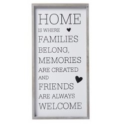  A sleek and stylish plaque, perfect to bring to any home or kitchen space 
