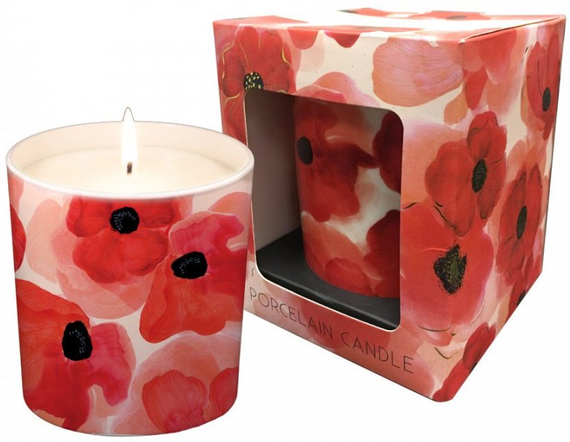 Turnowsky Red Poppy Candle 51739 Homeware / Candles & Fragrances