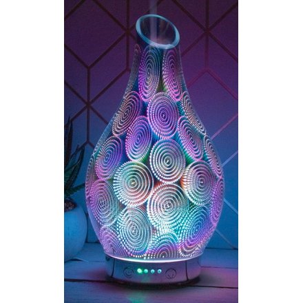 3D Circles Aroma Humidifier 