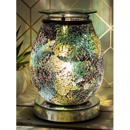 Desire Aroma Touch Lamp - Green Crackle 
