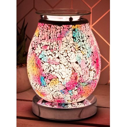Desire Aroma Touch Lamp - Multi Pink Crackle 