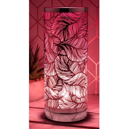 Pretty Pink Leaf Desire Touch Lamp 