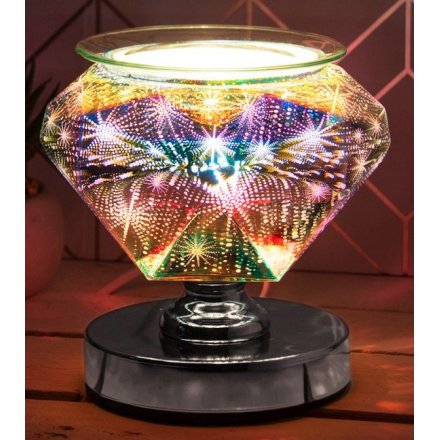 Diamond Aroma Lamp - 3D Fireworks