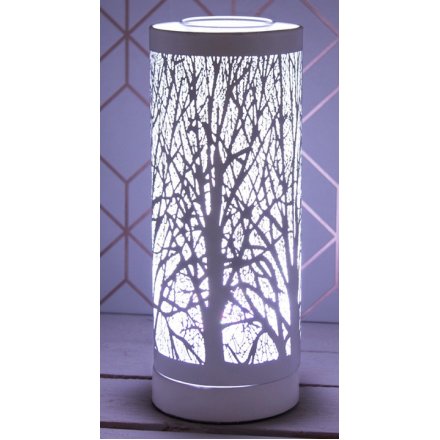 Woodland Tree White Aroma Lamp, 