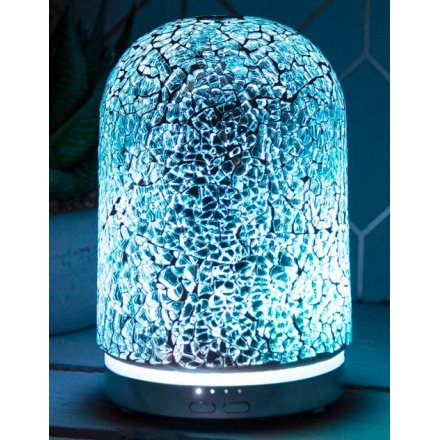 Desire Aroma Humidifier - Blue Crackle Mosaic 