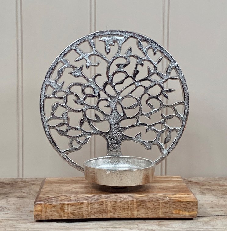 Tree Of Life Candle Holder, 20cm 51809 Homeware / Candle Holders & Lanterns Gainsborough