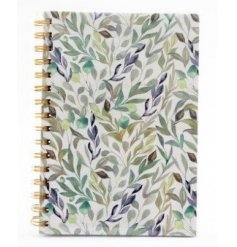 a hardback A5 notebook with a delightful Olive Grove decal 