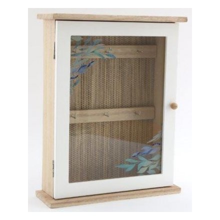 Olive Grove Wooden Key Box, 27cm 