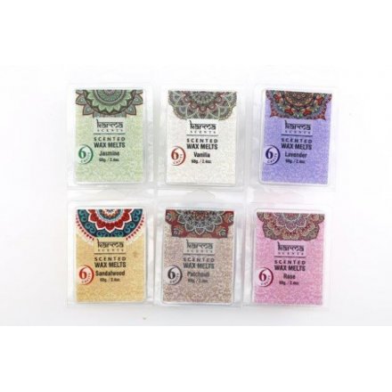 an assortment of traditional scented waxes in pretty pack