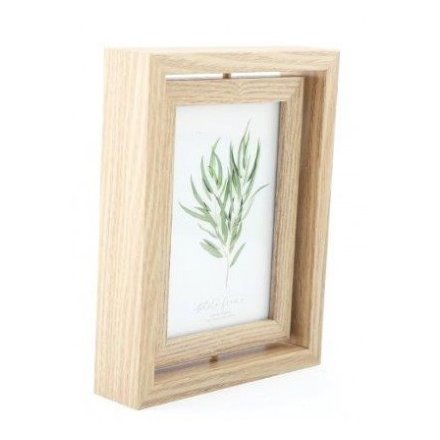 Natural Wooden Swivel Frames, 20cm 