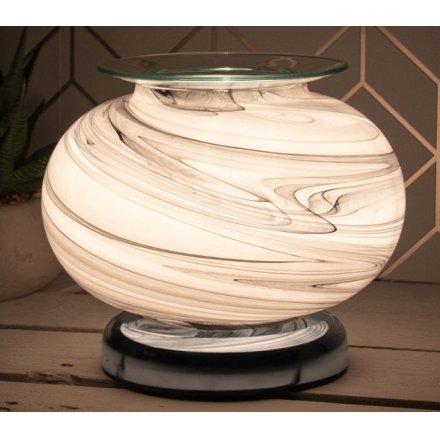 Grey Marble Desire Aroma Orb Lamp 