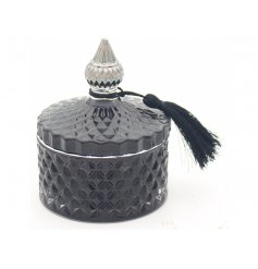 Perfume Bottle Inspired Candle Jar,  Pomegranate Noir Scented