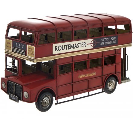 Vintage London Bus, 33cm 