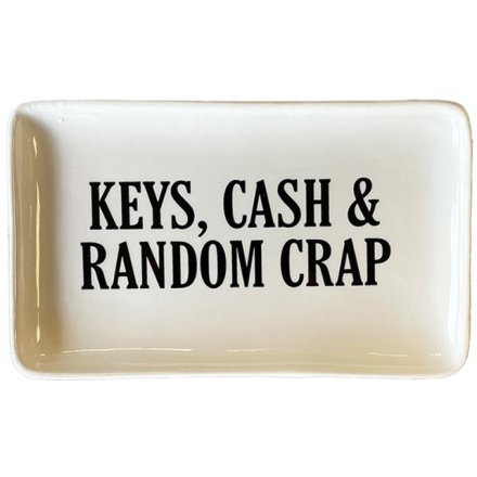Keys, Cash and Random Crap Tray, 15cm 