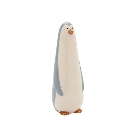 Tall Ceramic Penguin, 12.5cm 