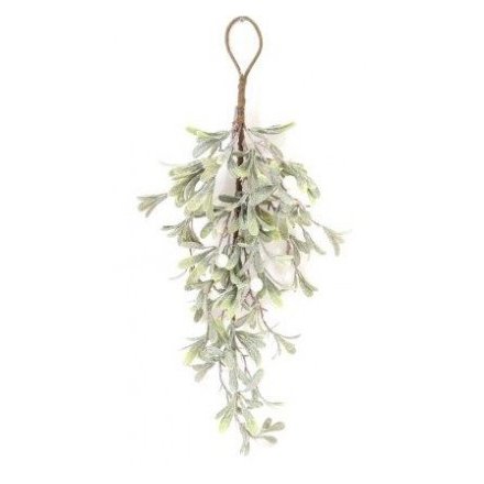 Hanging Mistletoe, 60cm - Snow Effect