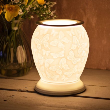 Butterflies Ceramic Aroma Lamp
