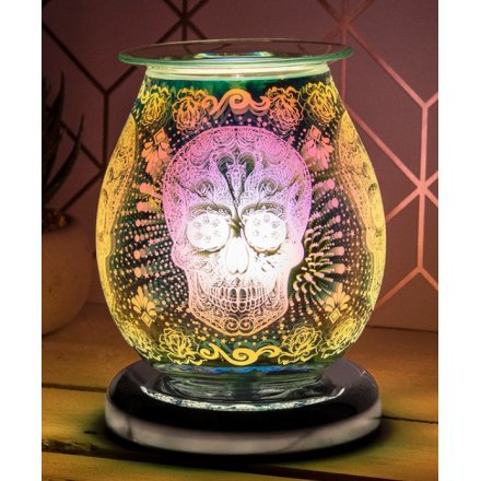 Desire Aroma Lamp Sugar Skull, 17cm 