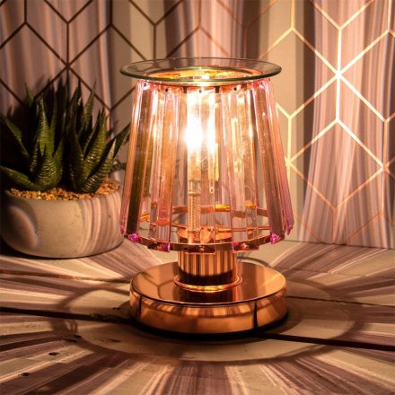 Pink Opaque Desire Aroma Lamp - Rosegold