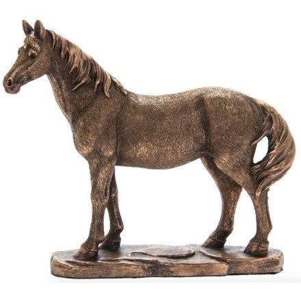 Bronze Reflections Horse Ornament, 18cm 