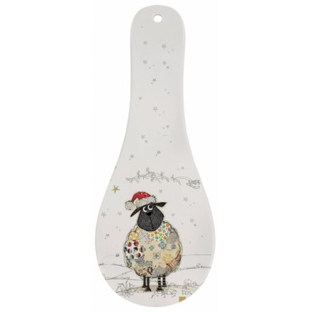 Bug Art Sheep Festive Spoon Rest