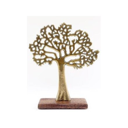 Gold Tree Ornament, 26.5cm  