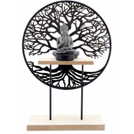 Buddha & Tree of Life Ornament, 29cm 