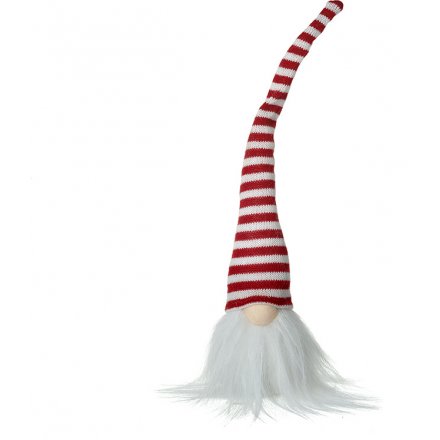 Stripy Hatted Gonk, 33cm 