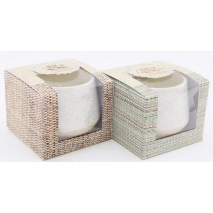 Simple Living Scented Candle Pots, 10cm 