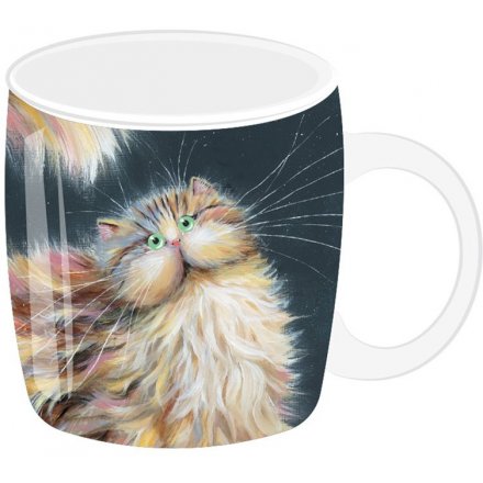 Rainbow Cat Porcelain Mug
