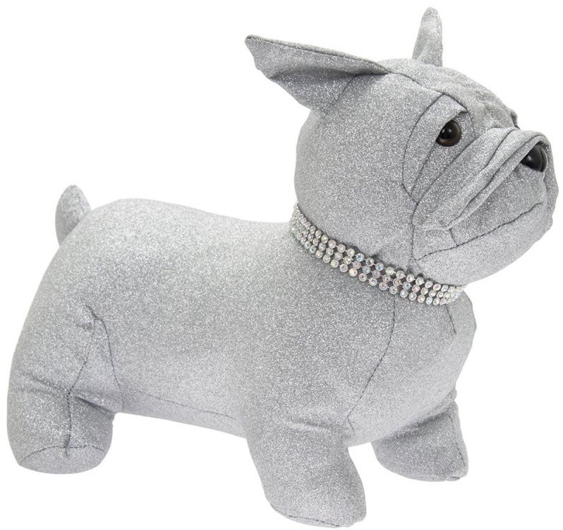 LP46755 / Sparkly Silver Bling French Bulldog Doorstop 52533
