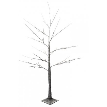 Snowy Birch LED Tree, 120cm 
