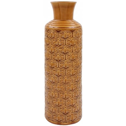 Golden Bees Vase, 41cm 
