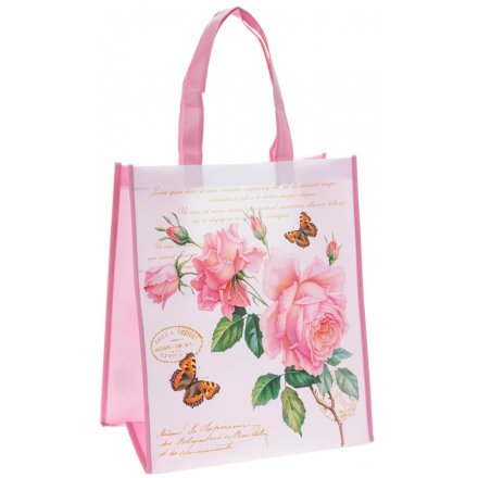 Redoute Rose Shopping Bag, 40cm 